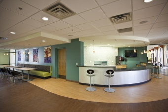 Timberlake Construction project - First Presbyterian Church Multi-function Youth Area