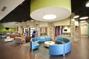 Timberlake Construction project - First Presbyterian Church Multi-function Youth Area